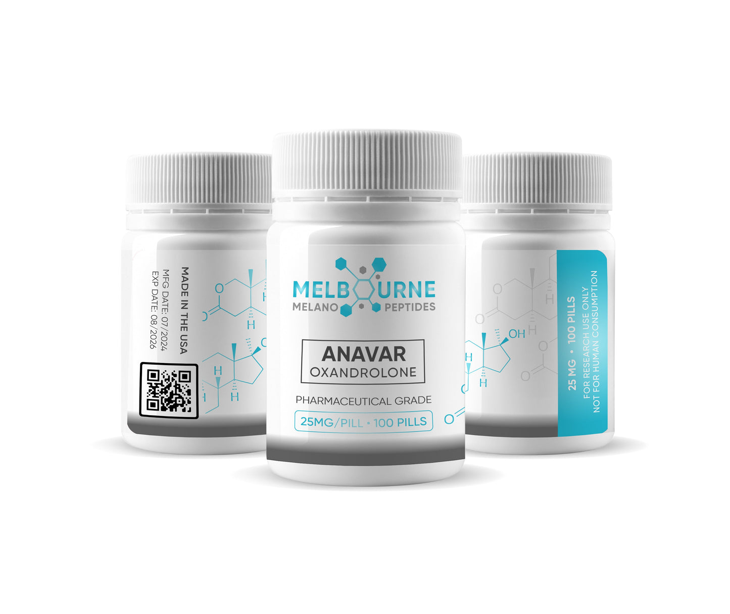 Anavar (Oxandrolone) 25mg/Pill – For Research Use Only