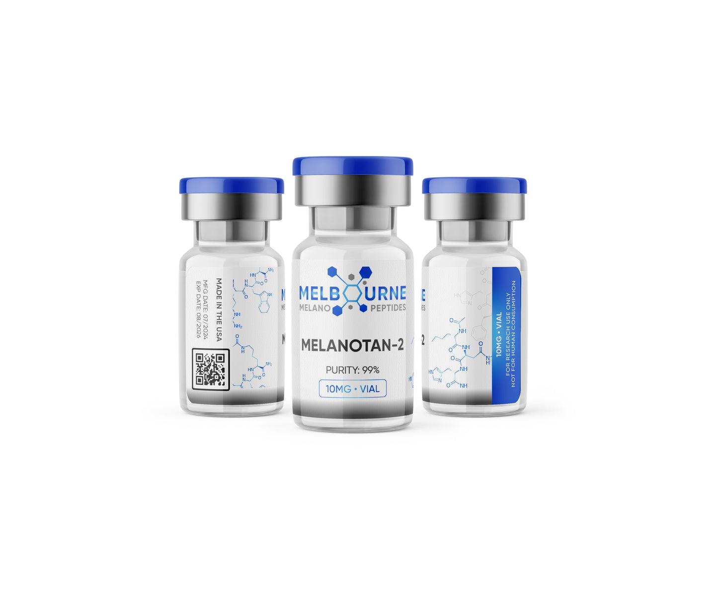 Melanotan II (MT2) – 10mg Vial | Research Use Only