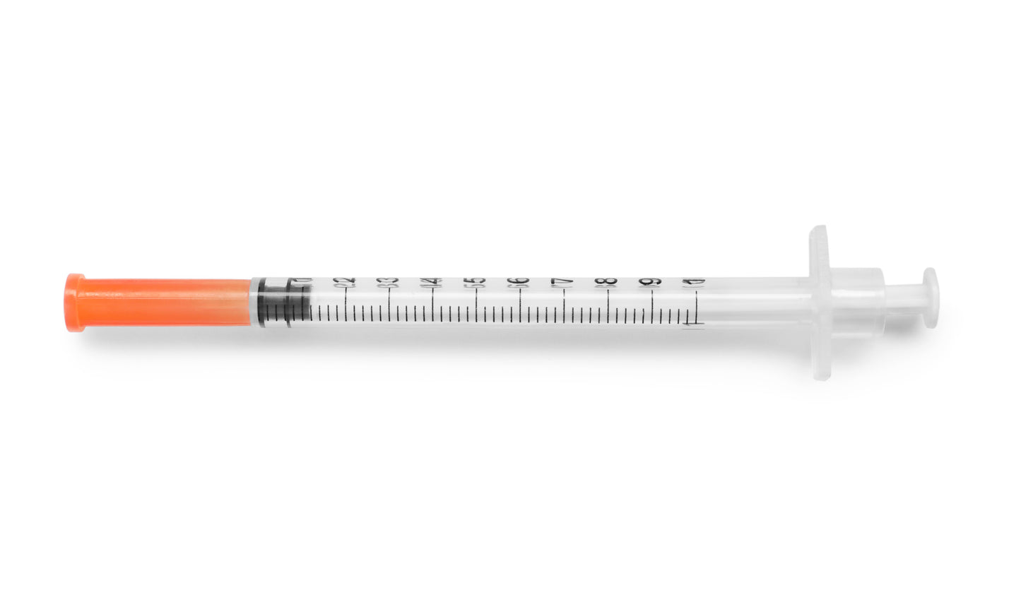 12x Terumo Insulin Syringes 1mL (29G x ½” / 0.33 x 13mm)