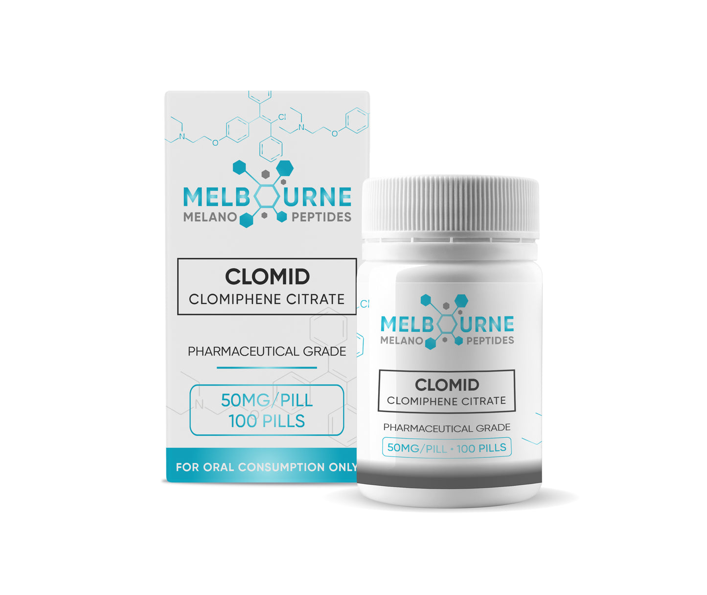 Clomiphene Citrate (Clomid) 50mg/Pill – For Research Use Only